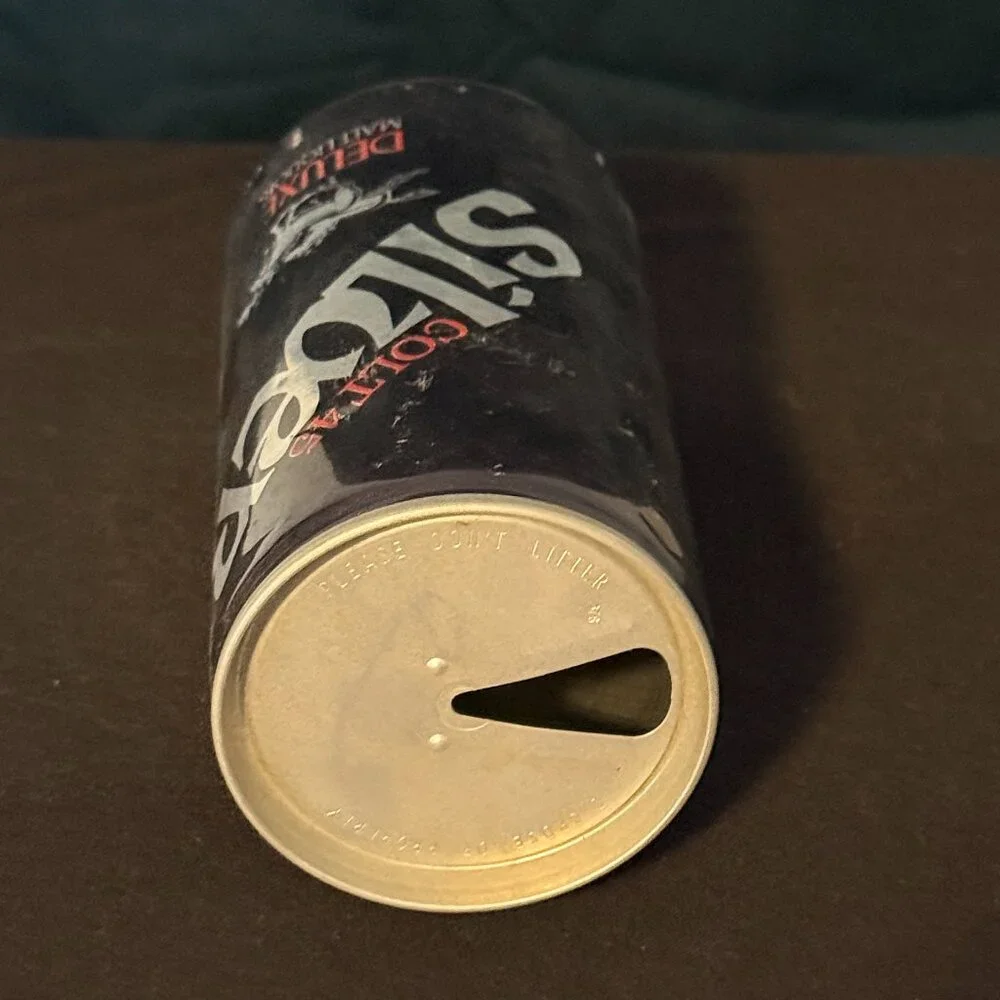 Colt 45 Silver Deluxe Malt Liquor vintage beer can